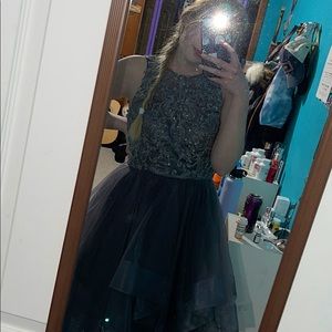 Cute Gray Ballgown